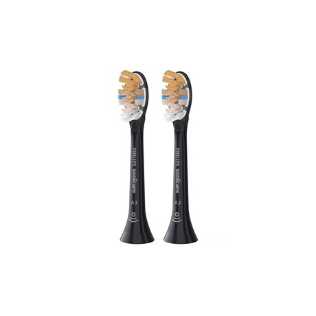 Philips HX9092/11 Sonicare A3 Premium All-in-One fogkefefej, normál méret, lágy, fekete (2db/csomag)