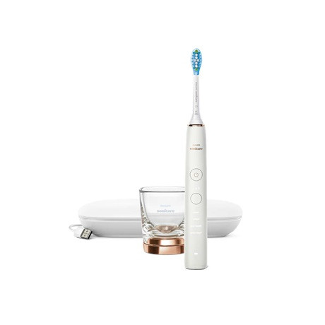 Philips HX9911/23 Sonicare DiamondClean 9000 elektromos fogkefe, 4 mód, 3 intenzitás, 62000 rezgés/perc, fehér-ezüst