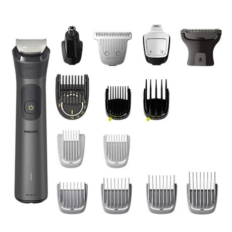 Philips MG7940/15 Series 7000 multifunkciós testszőrzet ápoló, 15 az 1-ben, 0,5 -16mm hajvágó fésű, önélező kés, akkumulátoros, szürke