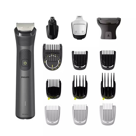 Philips MG7940/75 Series 7000 multifunkciós testszőrzet ápoló, 14 az 1-ben, 0,5 -20mm hajvágó fésű, önélező kés, akkumulátoros, szürke