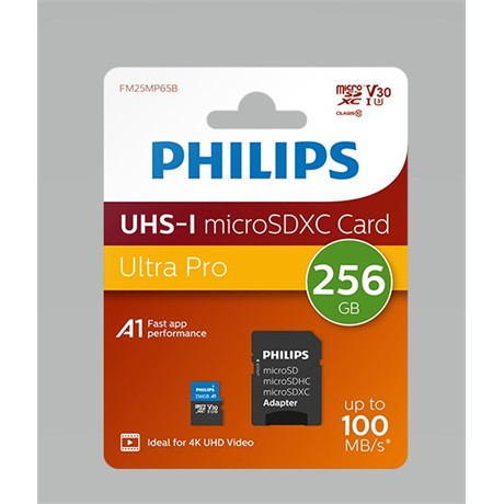 Philips PH133532 Micro SDXC 256gb Class 10 Uhs-i U1 + Adapter