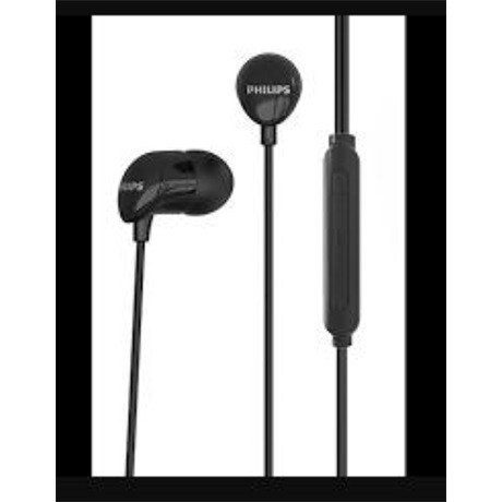 Philips TAE1156BK vezetékes fülhallgató, mikrofonos, fekete