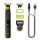 Philips QP6507/23 OneBlade Pro 360 Face + Body borotva, formázó fésű, testszőrzetfésű, bőrvédő, fekete -lime