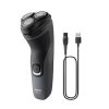 Philips S1142/02 Shaver 1000 Series borotva és orrszőrnyíró, 3 körkéses, akkumulátoros, vízálló, fekete -szürke