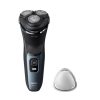 Philips S3144/00 Shaver Series 3000 akkumulátoros 3 körkéses borotva, kék