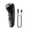 Philips S3144/00 Shaver Series 3000 akkumulátoros 3 körkéses borotva, kék