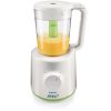Philips SCF870/22 Avent 2 az 1-ben pároló és turmixgép, 400Watt, 200 ml víztatály, fehér -zöld