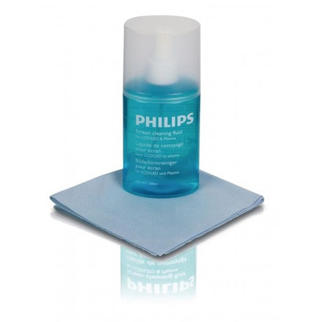 Philips SVC1116B/10 képernyőtisztító folyadék és mikroszálas kendő
