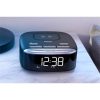 Philips TAR7606/10 órás rádió, kettős ébresztés, Bluetooth, Qi és USB töltés, fekete