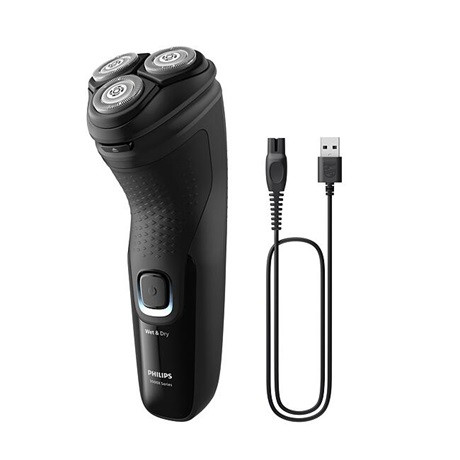 Philips X3001/00 Series 3000 akkumulátoros 3 körkéses borotva, fekete