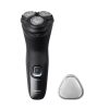 Philips X3051/00 Series 3000 akkumulátoros 3 körkéses borotva, fekete