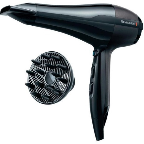 Remington AC5999 PRO-Air AC hajszárító, 2300Watt, akár 130km/h, 3hőfok, 2sebesség, hideg levegő, ionos, diffúzor, fekete