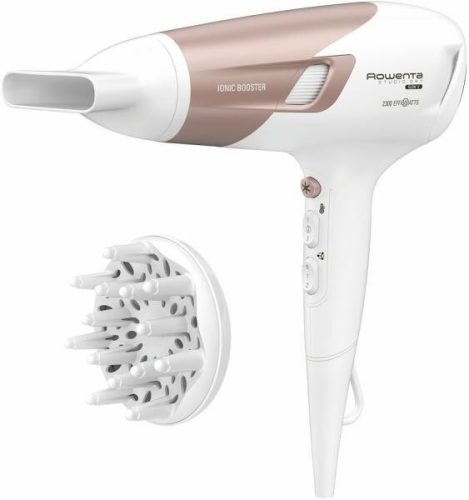 Rowenta CV5830F0 hajszárító Studio Dry Glow Diffuser, 2300W, fehér-rózsaszín