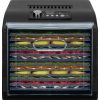 Sencor SFD 6600BK aszalógép, 500Watt, 12tálca, 5program, fekete