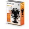 Sencor SFE2311BK asztali ventilátor, 30Watt, 23cm, 2sebesség, 51dB, fekete