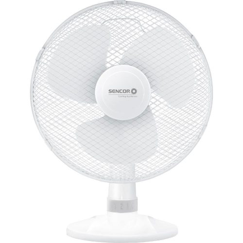 Sencor SFE 3027WH-EUE3 asztali ventilátor, 40Watt, 30cm, 3sebesség, 50dB, fehér