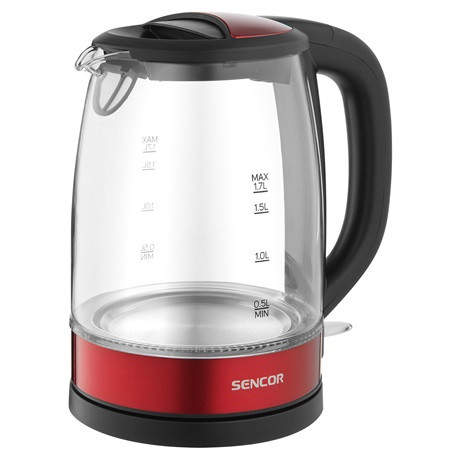 Sencor SWK 7401RD Üveg Vízforraló 1,7L