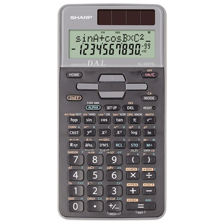 Sharp EL520TGGY Tudományos Számológép