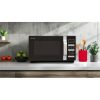 Sharp R760BK grilles mikrohullámú sütő, forgótányér nélküli, 23 liter, 900/1000Watt, Quartz grill, fekete