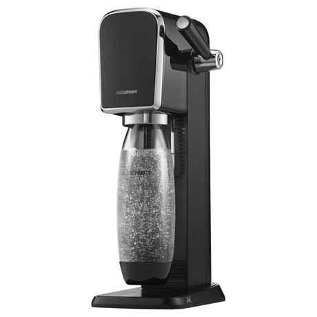 Sodastream Art Black szódagép, Quick Connect, 1db szénsavasító palack, 1db Quick Connect CO2 patron, fekete