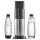 Sodastream Duo Black szódagép, Quick Connect, 1 +1db szénsavasító palack, 1db Quick Connect CO2 patron, fekete