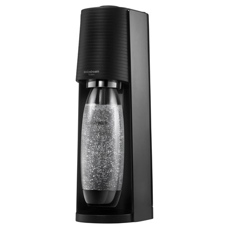 Sodastream Terra Black szódagép, Quick Connect, 1db szénsavasító palack, 1db Quick Connect CO2 patron, fekete