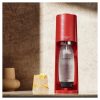 Sodastream Terra Red szódagép, Quick Connect, 1db szénsavasító palack, 1db Quick Connect CO2 patron, piros