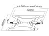 Stell SAA 4000 Notebook tartó, 9kg, VESA 75x75
