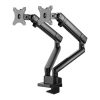 Stell SOS 2021 Dual, asztali monitor tartó konzol, 13"-32" VESA 100x100