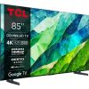 TCL 85C855 Uhd Miniled Qled Google Smart Televízió
