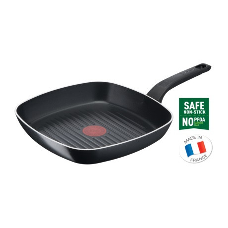 Tefal B5674053 Serpenyő, Grill 28x26cm Simply Clean
