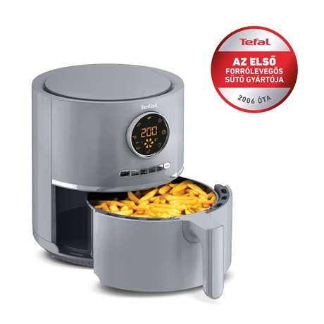 Tefal EY111B15 Ultra Fry forrólevegős sütő, 4.2liter, max.200°C, 8program, szürke