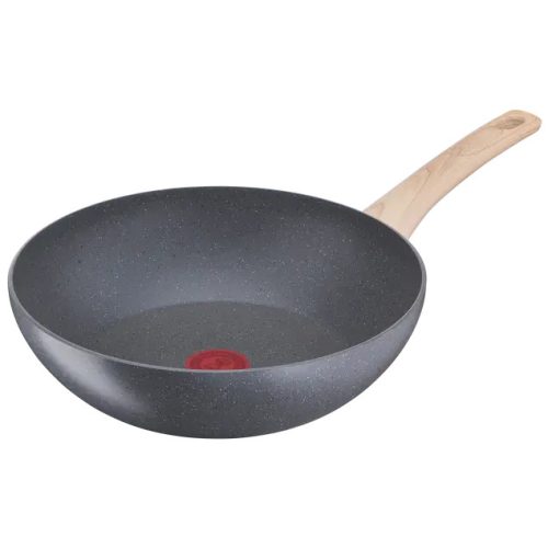Tefal G2661972 Natural Force Wok serpenyő, 28 x7,7cm, 3.7liter,Thermo-Spot, indukciós, Mineralia+ tapadásmentes bevonat