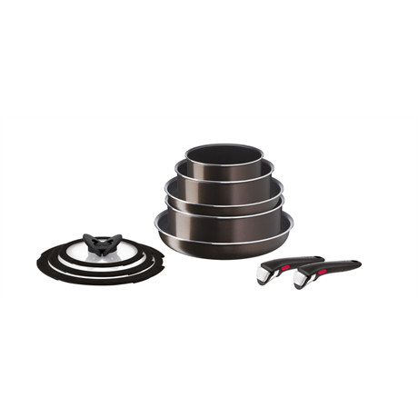 Tefal L1509473 Serpenyő szett Ingenio 10 Intense Black
