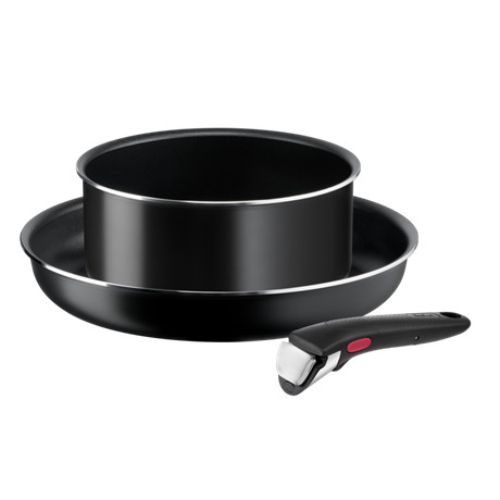 Tefal L1539243 Serpenyő szett Ingenio 6 Easy Cook N Clean Black 3 Részes
