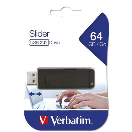 Verbatim 98698 Pendrive, 64gb, Usb 2.0, Fekete
