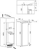Whirlpool ARG 7182 beépíthető egyajtós hűtőszekrény