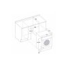 Whirlpool BI WDWG 751482 EU N beépíthető mosó-szárítógép, 7/5 kg, 1400rpm, 73dB, fehér