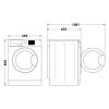 Whirlpool FFB 10489 BV EE elöltöltős mosógép, 10kg, 1400rpm, gőz funkció, 76dB