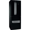 Whirlpool W4D7 BC21 francia ajtós hűtőszekrény, 292/110liter, NoFrost, fekete