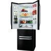 Whirlpool W4D7 BC21 francia ajtós hűtőszekrény, 292/110liter, NoFrost, fekete