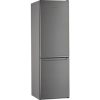 Whirlpool W5 821EOX2 alulfagyasztós hűtőszekrény, 228/111 liter kapacitás, inox