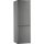Whirlpool W5 821EOX2 alulfagyasztós hűtőszekrény, 228/111 liter kapacitás, inox
