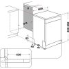 Whirlpool W7F HP33 X mosogatógép 15 teríték