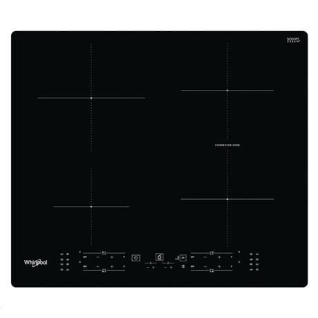 Whirlpool WB B8360 NE beépíthető főzőlap, indukciós, 4zóna, érintéses vezérlés, 7.2kW, fekete