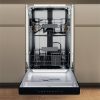 Whirlpool WH3UC10BS7A0X beépíthető mosogatógép 10 teríték keskeny