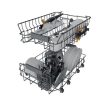Whirlpool WH3UC10BS7A0X beépíthető mosogatógép 10 teríték keskeny