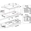 Whirlpool WL S2177 CPNE beépíthető indukciós főzőlap