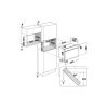 Whirlpool WMN14BW beépíthető mikrohullámú sütő
