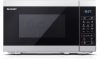 Sharp YC-MG02E-S Mikrohullámú sütő, 800W, Digitális, Compact Grill, Ezüst